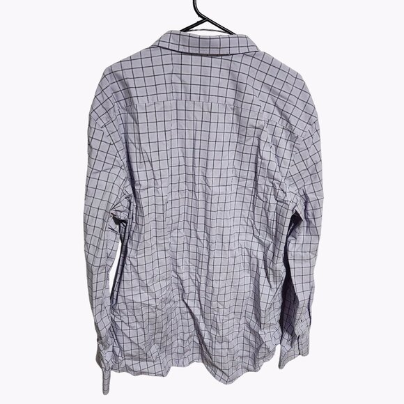 Old Navy Slim Fit Signature Shirt Mens Size XXL Button Front Plaid Long Sleeve - Picture 2 of 4